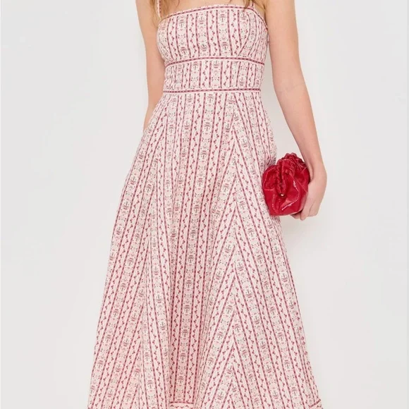 Hill House Home The Margot Dress in Pink Emma Stripe - Picture 4 of 9